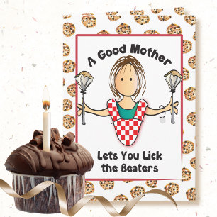 Tecknaden Baking Birthday i Mor Kort