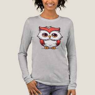 Tecknaden BeSnygg Kawaii Stil Uggla-77038 Hoodie T Shirt