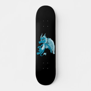 Tecknaden Blue Dragon Mini Skateboard Bräda 18,5 Cm
