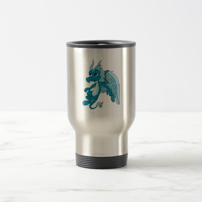 Tecknaden Blue Dragon Resemugg (Center)