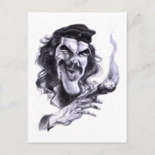 Tecknaden Che Guevara Vykort