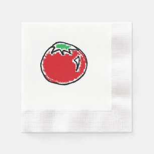 Tecknaden Cheery Cherry Tomato Pappersservett