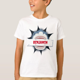 Tecknaden coola Shark T Shirt