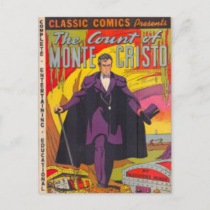 Tecknaden Count of Monty Cristo Vykort