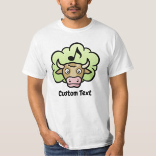 Tecknaden Cow Methane T-Shirt