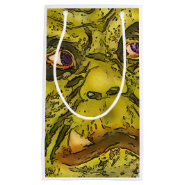 Tecknaden Creepy Turtle Monster Black Outline