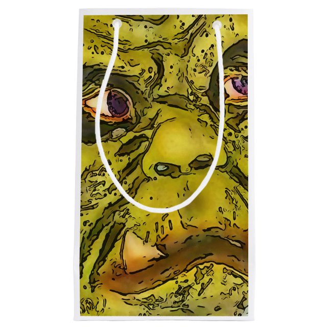 Tecknaden Creepy Turtle Monster Black Outline (Framsidan)