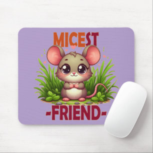 Tecknaden Cute baby Mouse i Micest Friend lustig p Musmatta