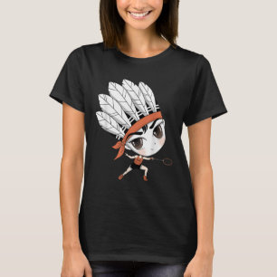Tecknaden Cute Chibi Badminton Birdie Manga T Shirt