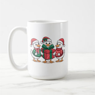Tecknaden Cute Jul Ankor Artikel-68105 Kaffemugg