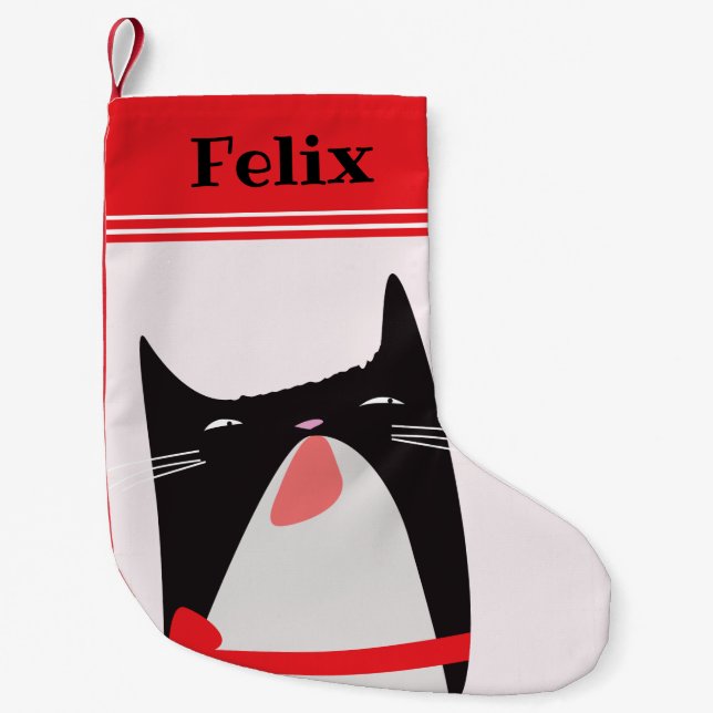 Tecknaden Cute-julklapp - Personlig Liten Julstrumpa (Framsidan)