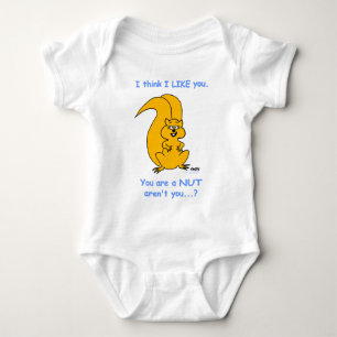 Tecknaden Cute Squirrel-Barnkläder T-shirt