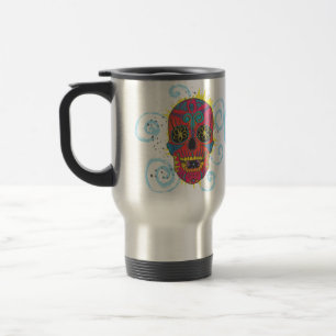Tecknaden Day of the dead Sugar Skull Tattoo Desig Resemugg