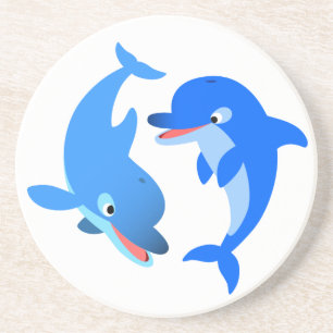 Tecknaden Dolphins Underlägg för uppspelning av lj