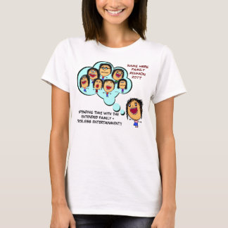 Tecknaden Family Reunion Funny T-shirt