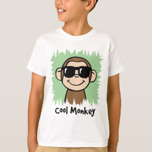 Tecknaden fäster ihop konstcoolaapan med t shirt