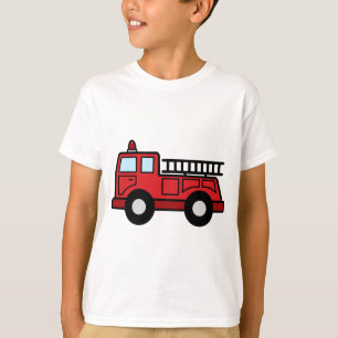 Tecknaden fäster ihop lastbilen för fordon för t shirt