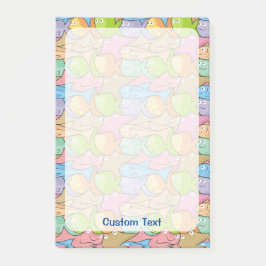 Tecknaden Fiske Post-it Block