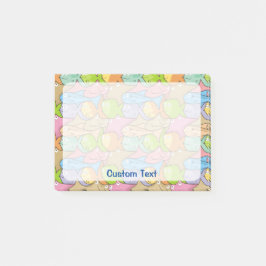 Tecknaden Fiske Post-it Block