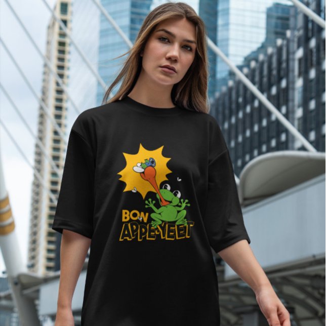 Tecknaden Fly Fly för grodor T Shirt (Skapare uppladdad)