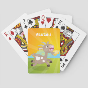 Tecknaden för billy av Cute lycklig Casinokort