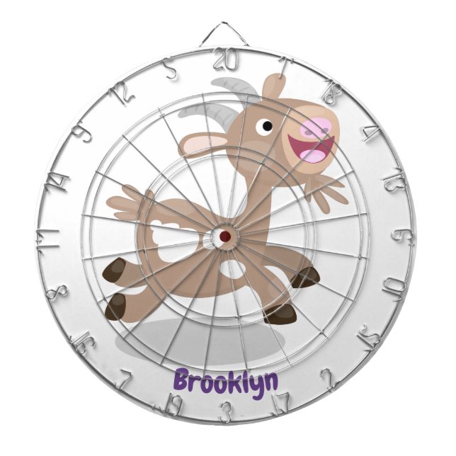 Tecknaden för billy av Cute lycklig Darttavla (Framsidan)