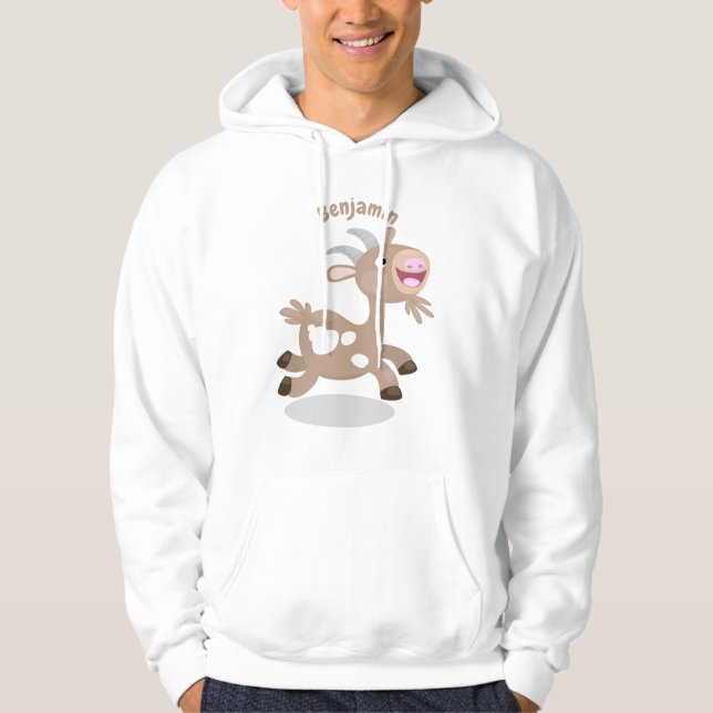 Tecknaden för billy av Cute lycklig Hoodie (Framsida)