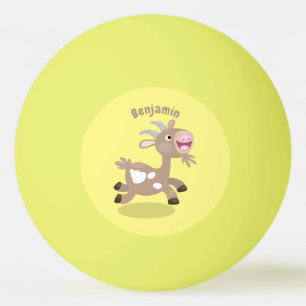 Tecknaden för billy av Cute lycklig Pingisboll