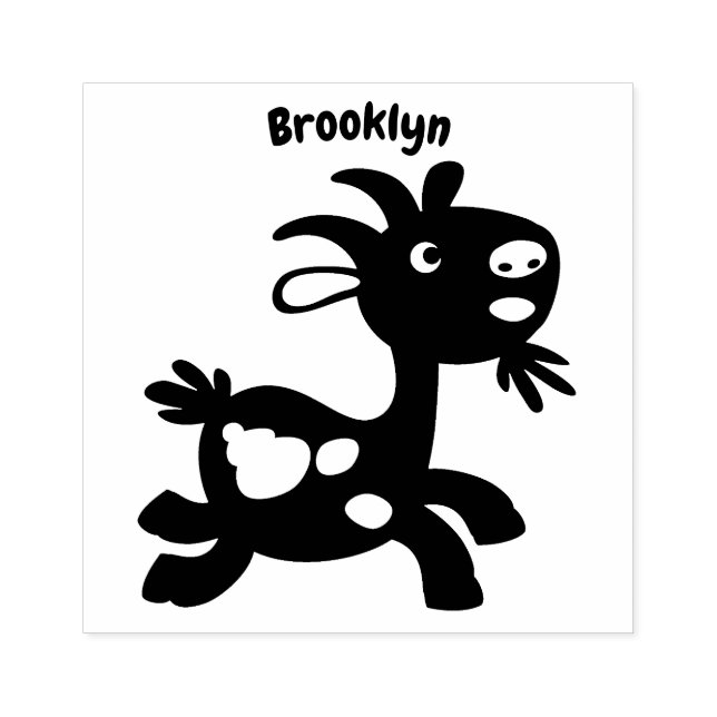 Tecknaden för billy av Cute lycklig Stämpel (Tryck)