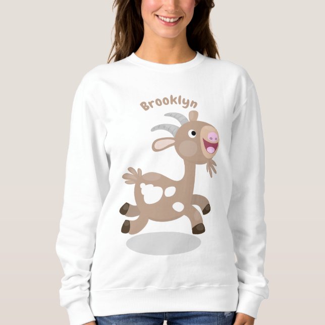 Tecknaden för billy av Cute lycklig T Shirt (Framsida)