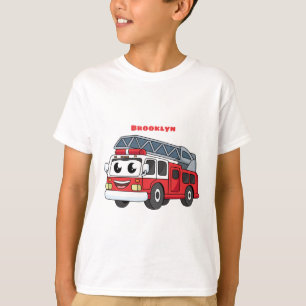 Tecknaden för förbränningsmotor för Cute lycklig T Shirt