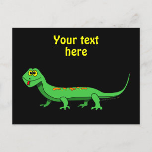 Tecknaden för Grönt av guiden Lödder Kids Reptile Vykort