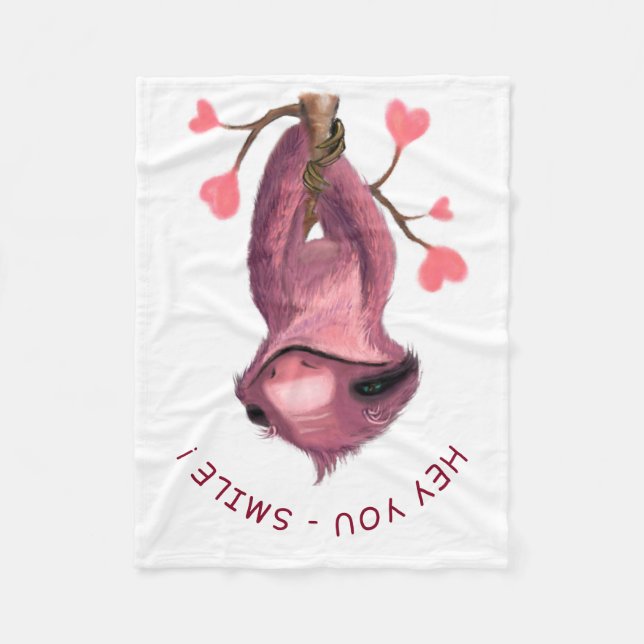 Tecknaden för lekfull slottsång i Baby Fleece Blan (Framsidan)