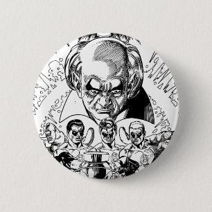 Tecknaden för tre täcker den gröna lyktor, knapp