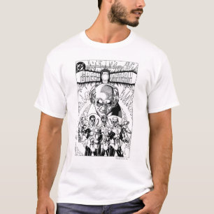 Tecknaden för tre täcker den gröna lyktor, t shirt