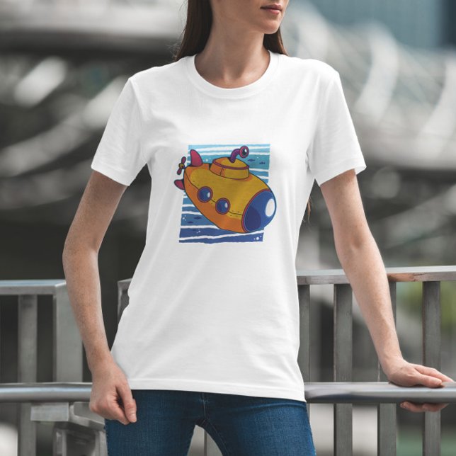Tecknaden för ubåten leksak t shirt (Skapare uppladdad)