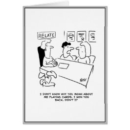 Tecknaden för vägledning i giftermål. Make spelade Hälsningskort