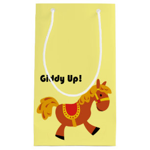 Tecknaden Giddy Up Children's Brown Saddle Horse
