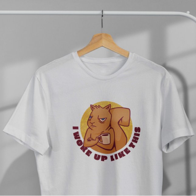 Tecknaden Grumpy Squirrel T Shirt (Skapare uppladdad)