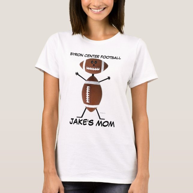 Tecknaden High School Football T-shirt (Framsida)