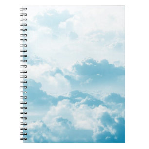 Tecknaden himmel i moln bilder anteckningsbok