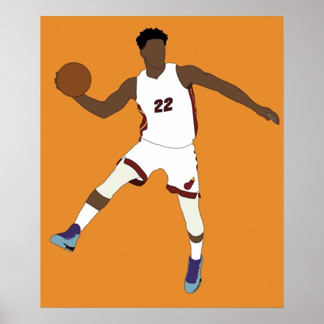 Tecknaden jimmy Butler Poster (Framsidan)