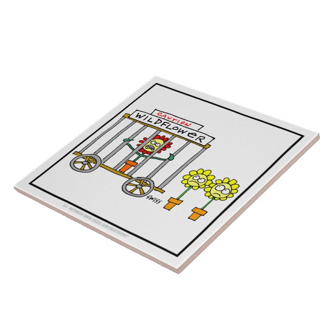 Tecknaden Kitchen Tile Kakelplatta (Sidan)