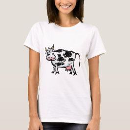 Tecknaden Ljussken och vit kå Tee Shirt
