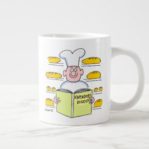 Tecknaden Lusnyk Homebaked Homemade Bread Baker Jumbo Mugg