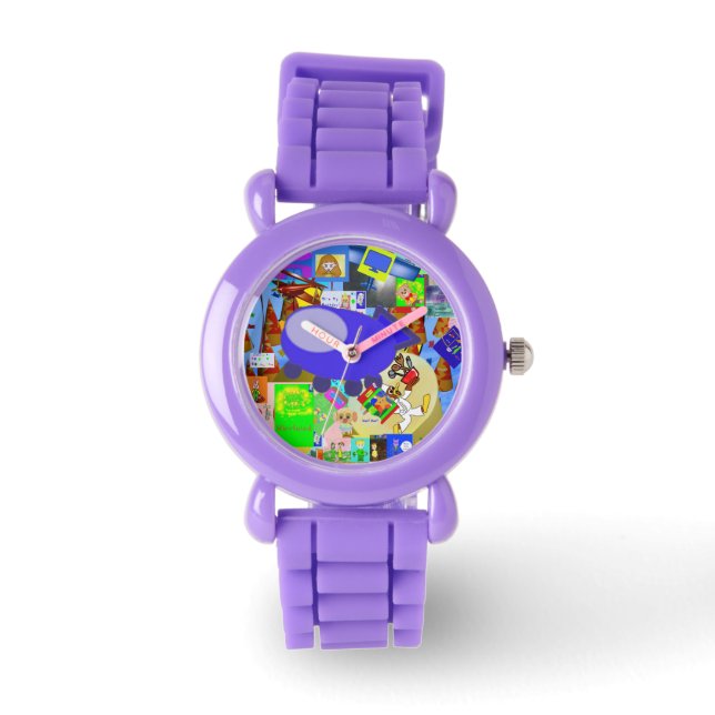 Tecknaden Merry Spaceship Armbandsur (Framsida)
