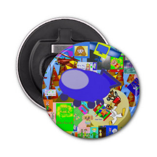 Tecknaden Merry Spaceship Flasköppnare