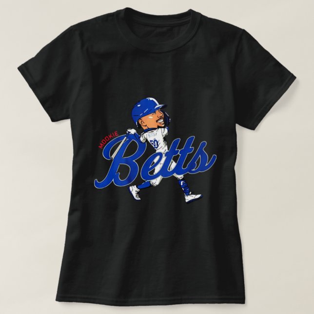 Tecknaden Mookie Betts T Shirt (Design framsida)