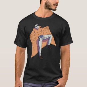 Tecknaden Oanständig osynlig man Funny Flasher T Shirt