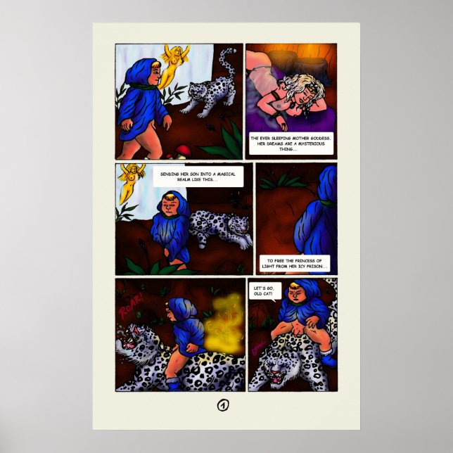 Tecknaden om ljudet i kort, Princess Poster (Framsidan)